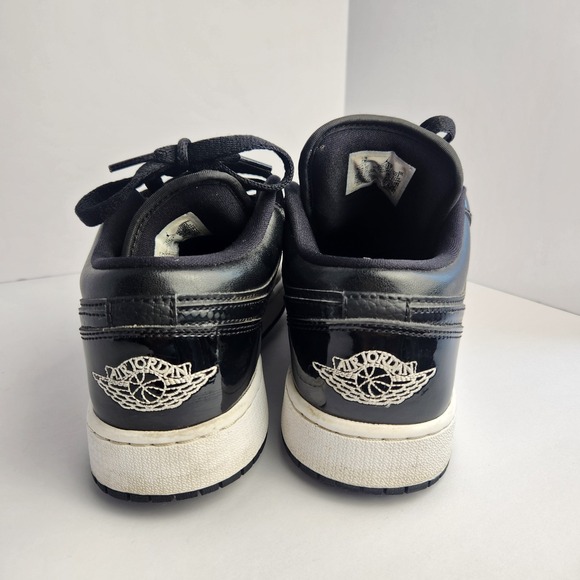 Air Jordan 1 Low SE All-Star GS Men's Black Leather Tennis Shoes Size 7Y - Picture 3 of 9